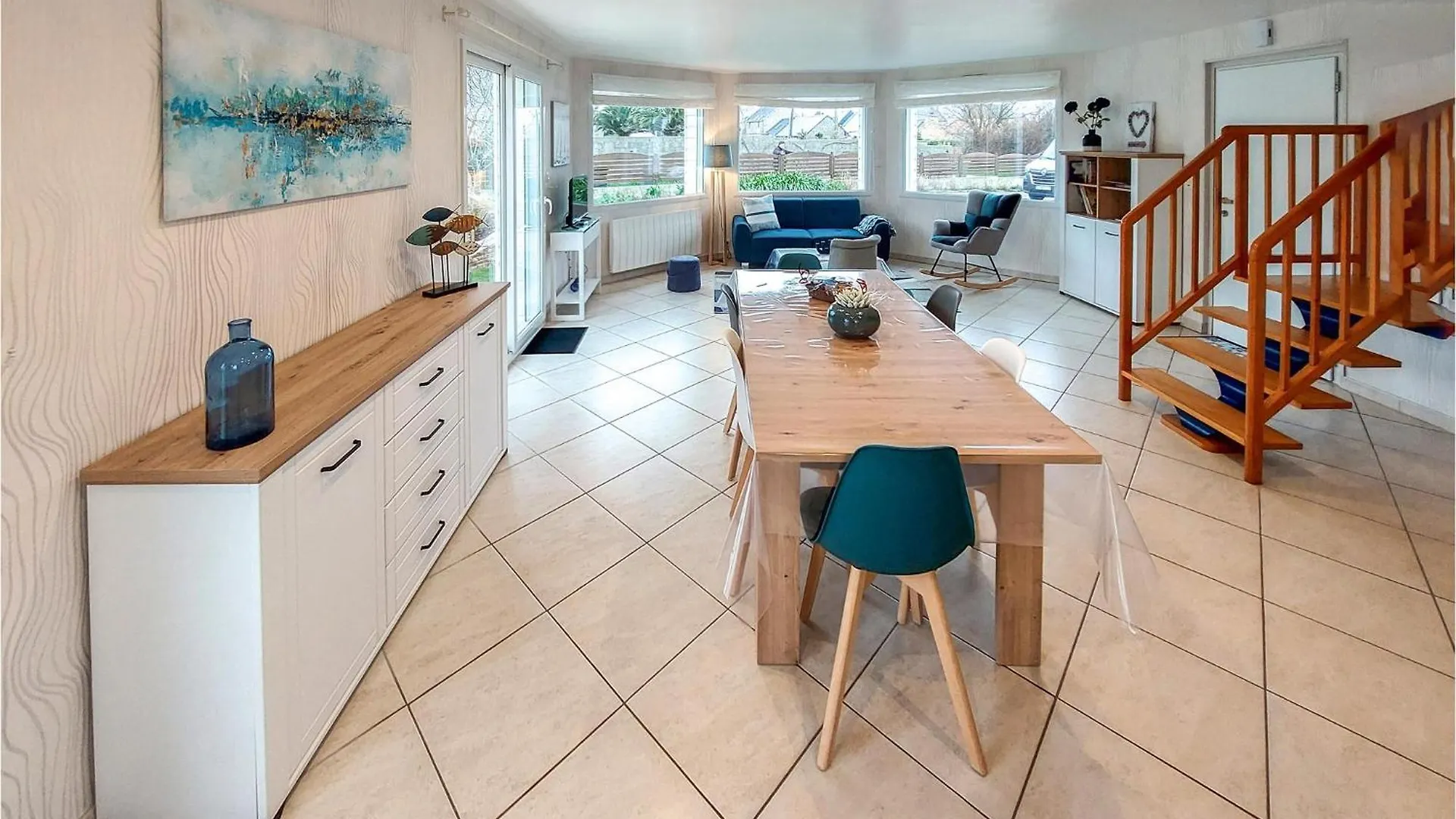 Holiday home Nice Home In Ploudalmezeau With Kitchen