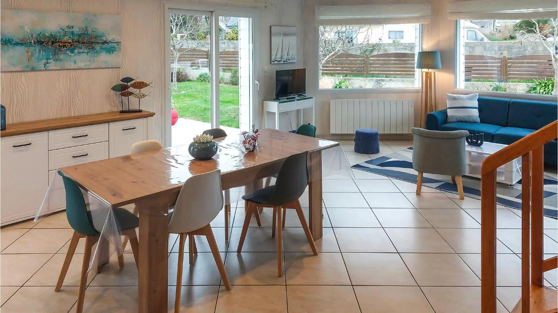 Nice Home In Ploudalmezeau With Kitchen